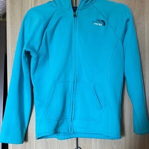 The North Face Kids Teal Full-Zip Hoodie